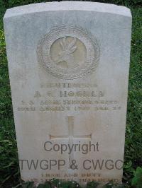 Dar Es Salaam War Cemetery - Hockly, Albert Chalmers